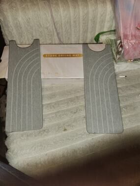 Diatomaceous Earth Stone Drying Mat ✨ Set of 2 Quick-Dry Absorbent Countertop